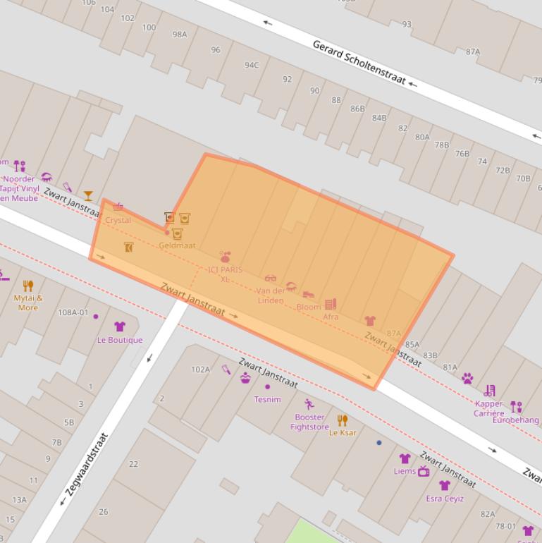 Kaart van postcodegebied 3035AN.
