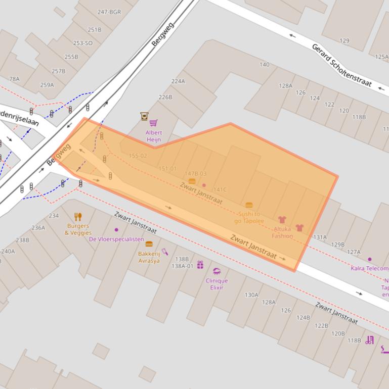 Kaart van postcodegebied 3035AR.