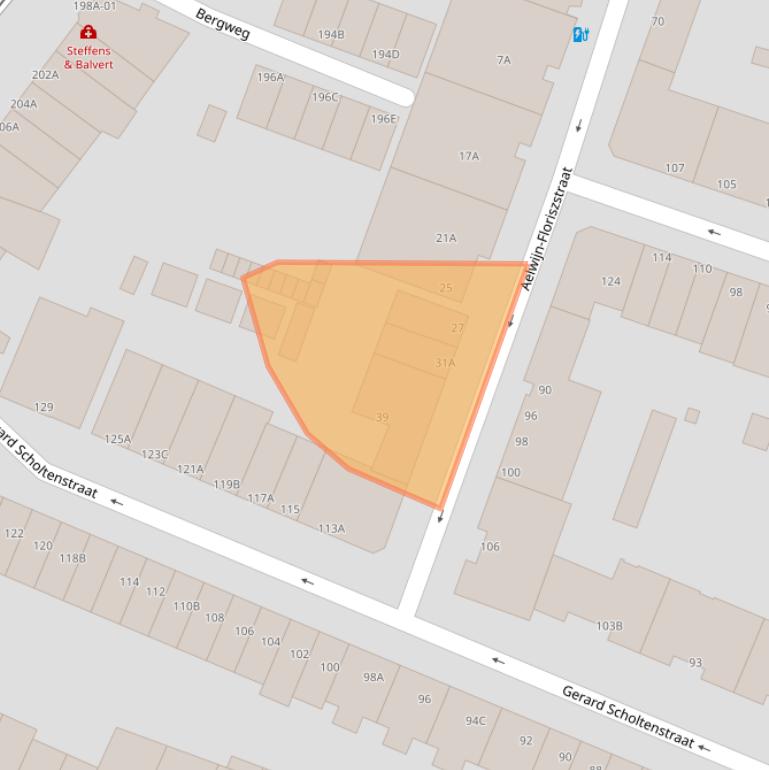 Kaart van postcodegebied 3035CB.