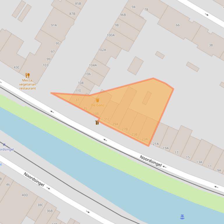 Kaart van postcodegebied 3035EH.