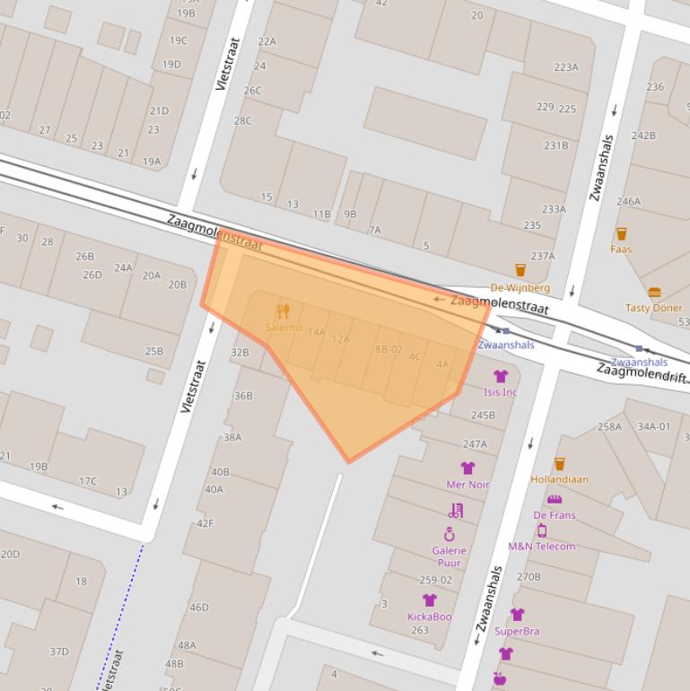 Kaart van postcodegebied 3035HA.