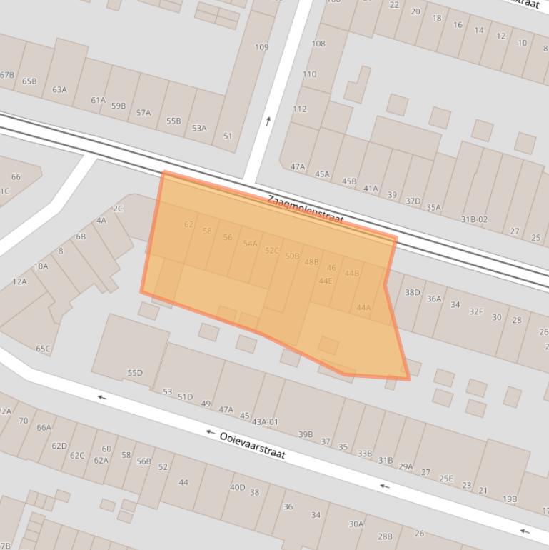 Kaart van postcodegebied 3035HC.