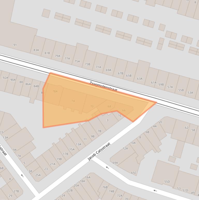 Kaart van postcodegebied 3035HD.