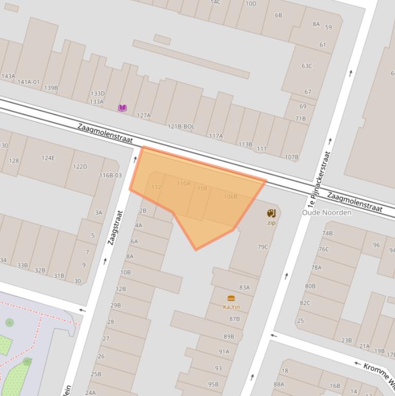 Kaart van postcodegebied 3035HG.