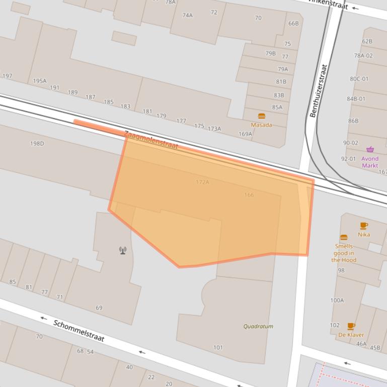 Kaart van postcodegebied 3035HK.