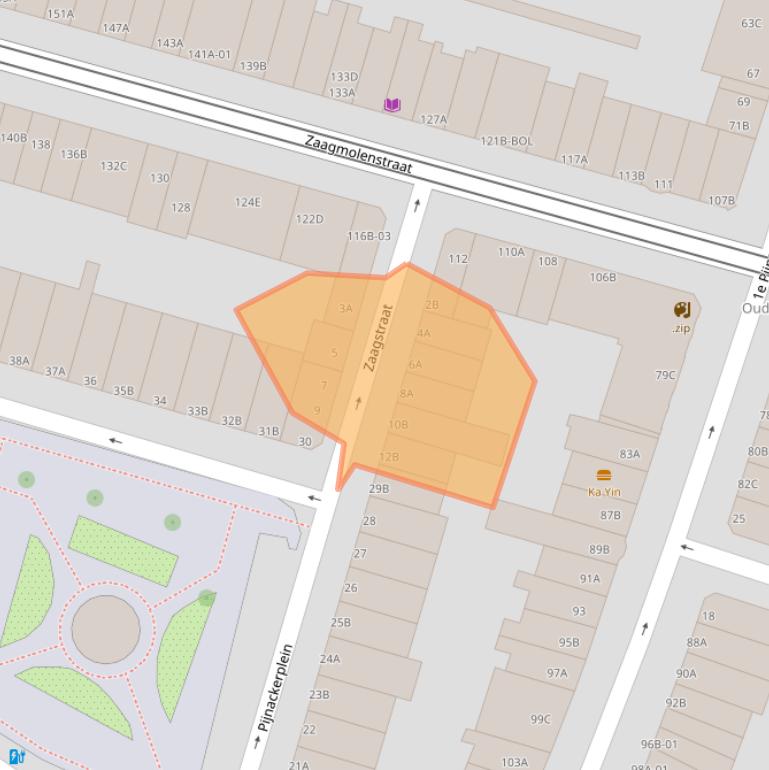 Kaart van postcodegebied 3035HN.