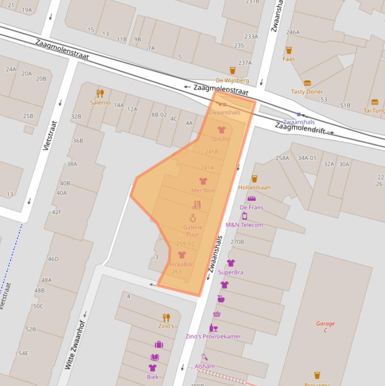 Kaart van postcodegebied 3035KE.