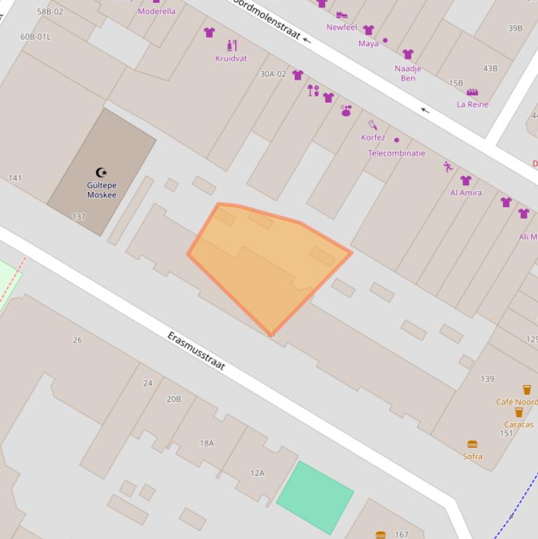 Kaart van postcodegebied 3035LC.