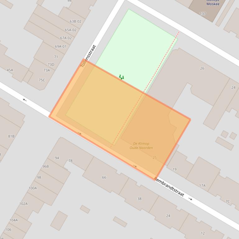 Kaart van postcodegebied 3035LL.