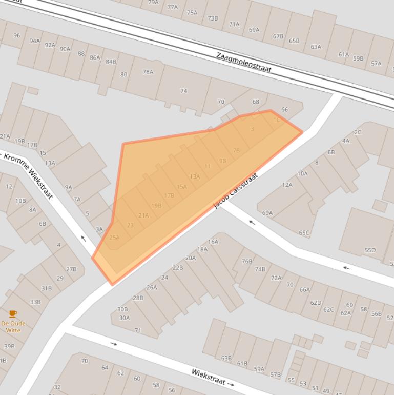 Kaart van postcodegebied 3035PA.