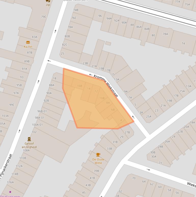 Kaart van postcodegebied 3035RB.