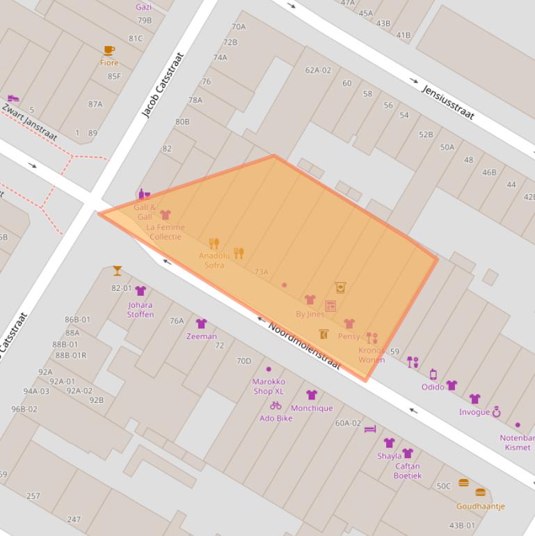 Kaart van postcodegebied 3035RH.