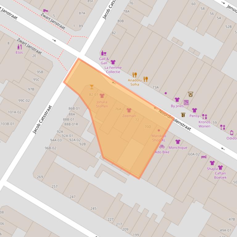 Kaart van postcodegebied 3035RM.