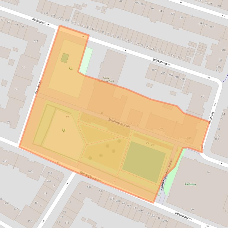 Kaart van postcodegebied 3035WK.