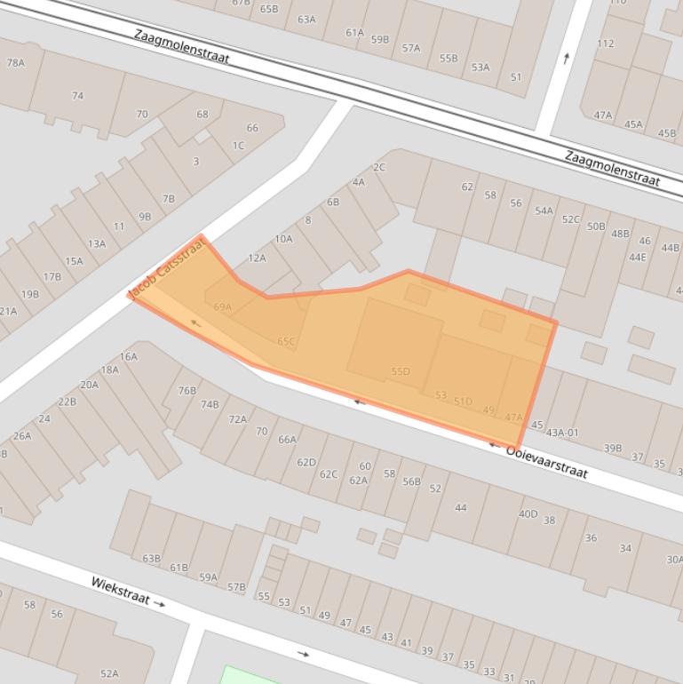 Kaart van postcodegebied 3035XD.