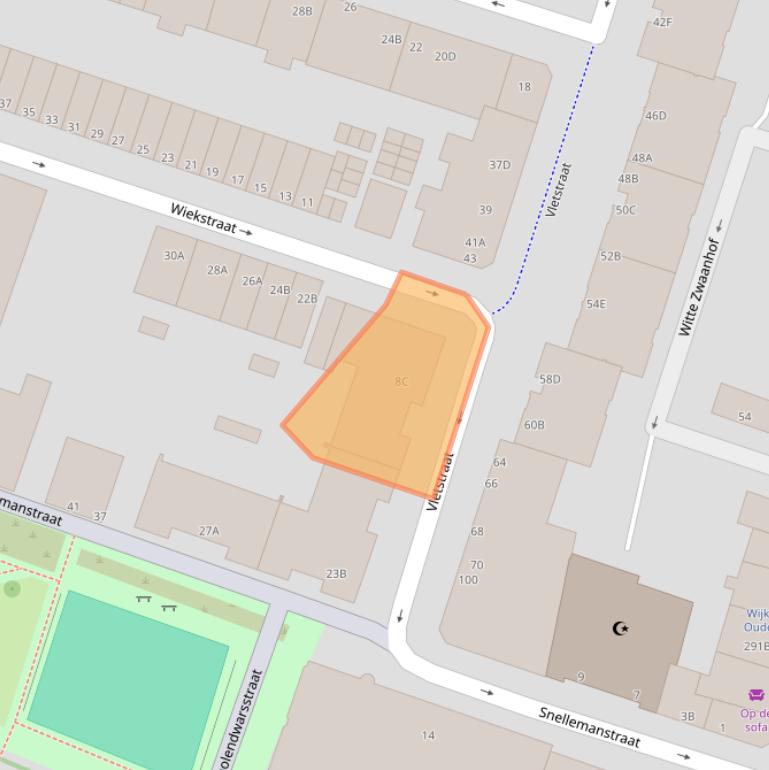 Kaart van postcodegebied 3035XP.