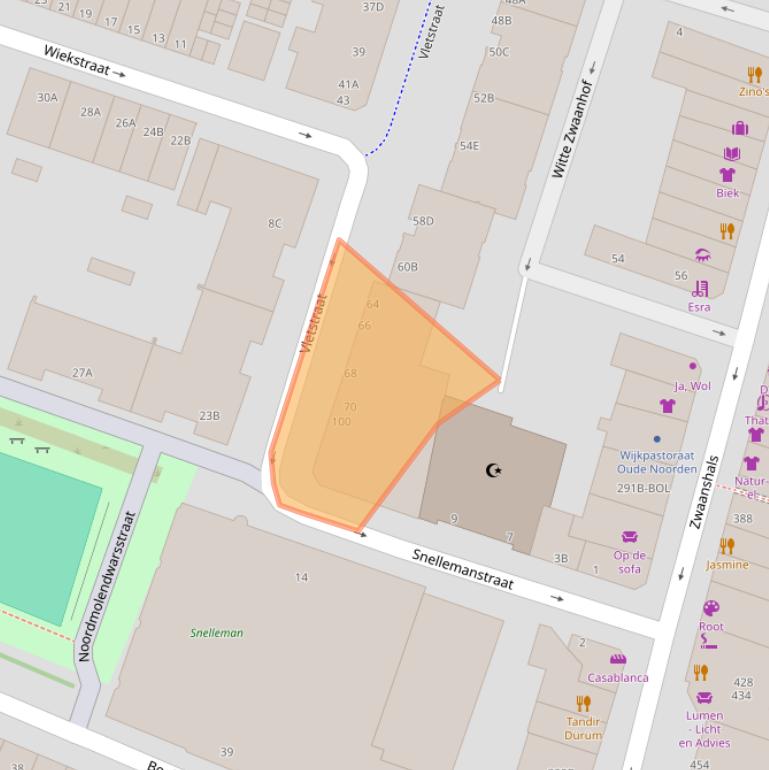 Kaart van postcodegebied 3035ZG.