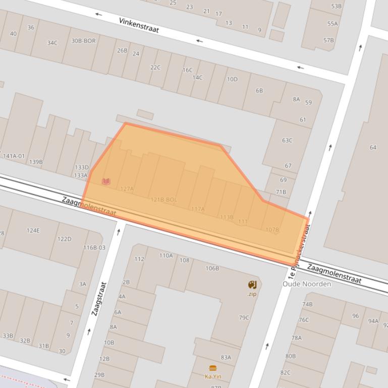 Kaart van postcodegebied 3036HH.