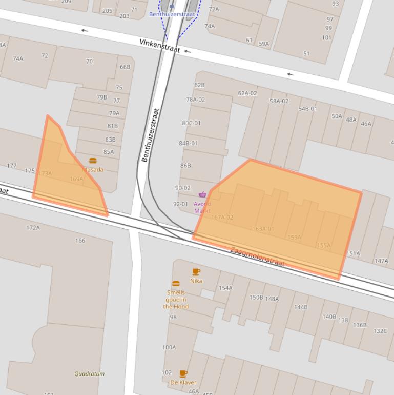 Kaart van postcodegebied 3036HK.