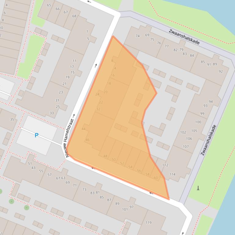 Kaart van postcodegebied 3036JH.