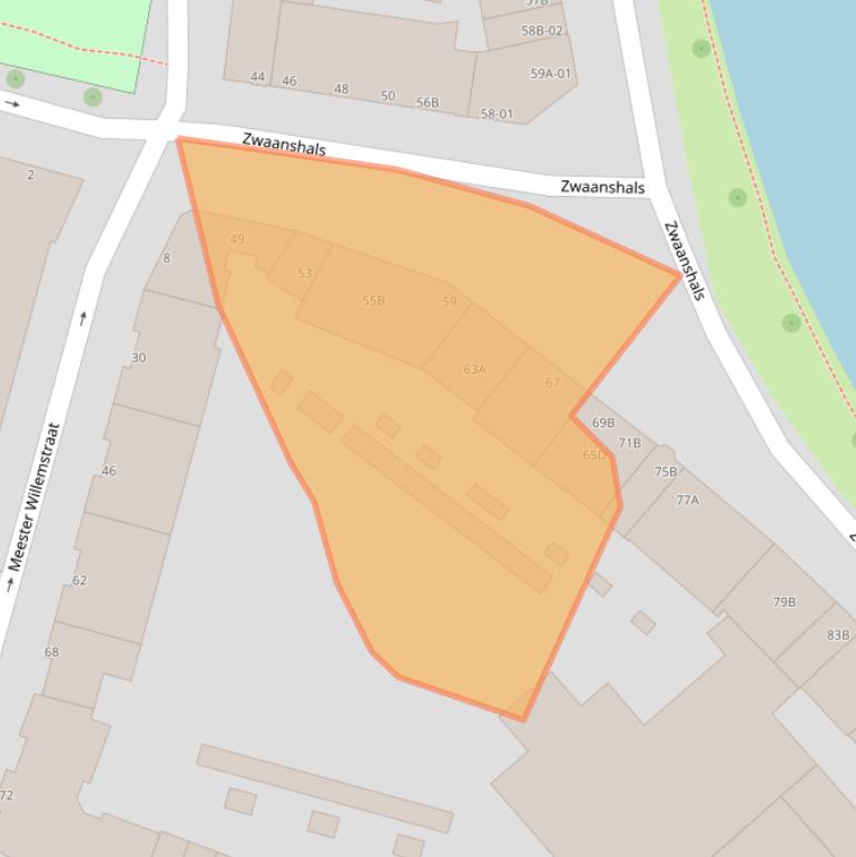 Kaart van postcodegebied 3036KC.