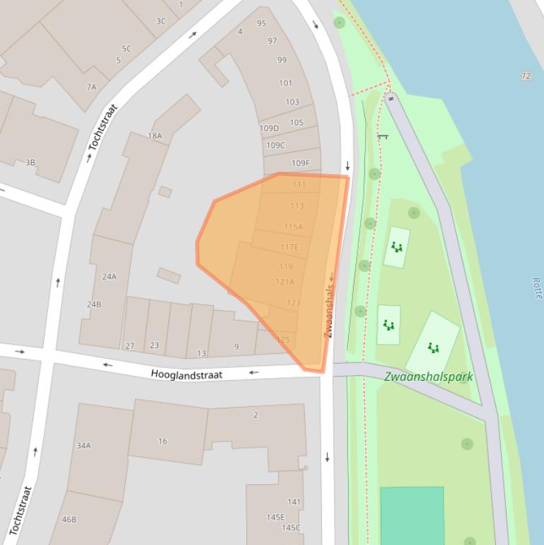 Kaart van postcodegebied 3036KH.