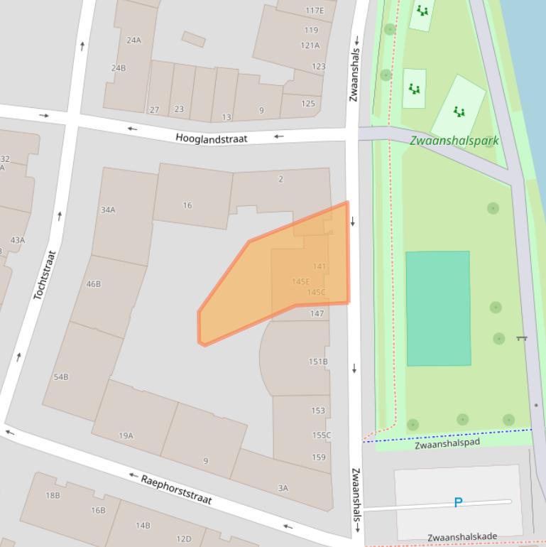 Kaart van postcodegebied 3036KJ.