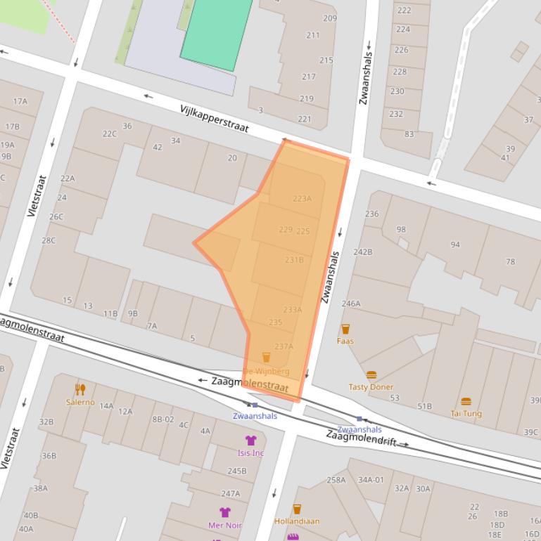 Kaart van postcodegebied 3036KP.