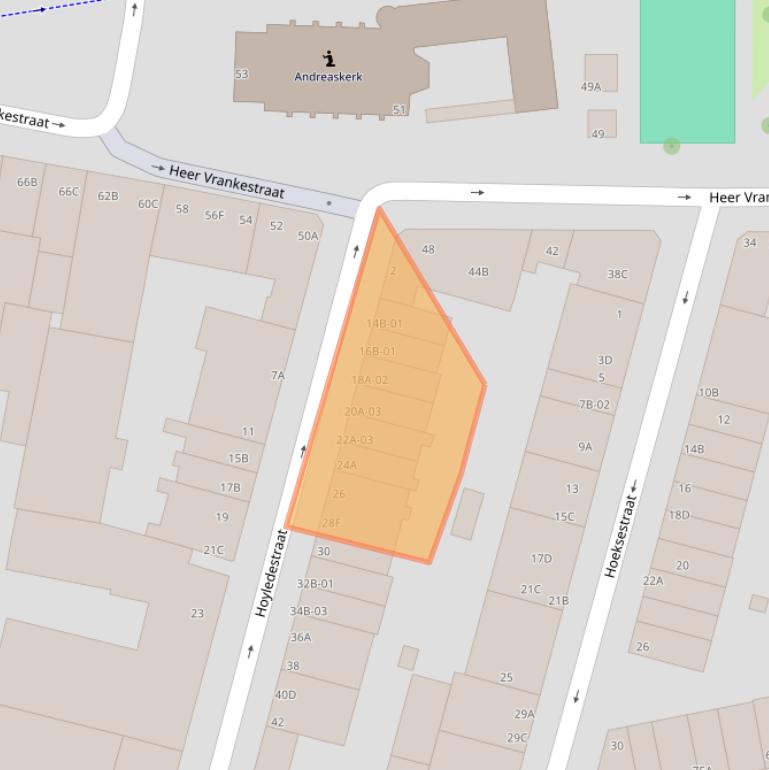 Kaart van postcodegebied 3036LR.