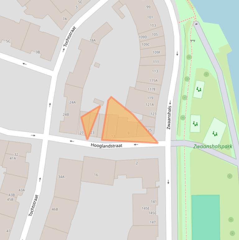 Kaart van postcodegebied 3036PA.