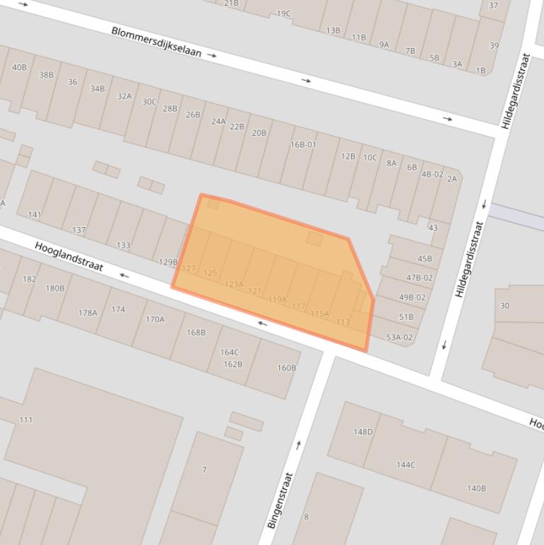 Kaart van postcodegebied 3036PG.