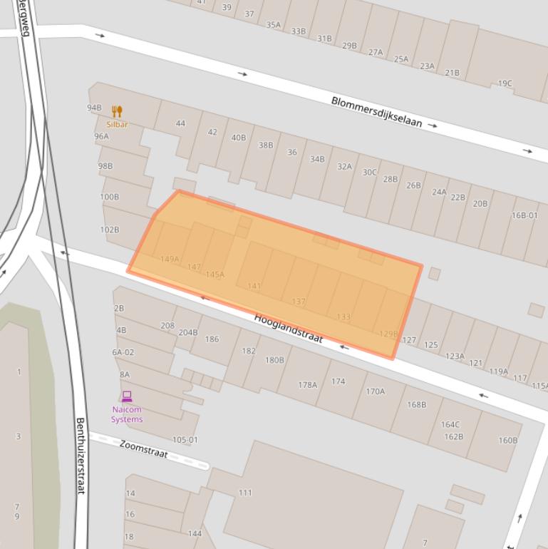 Kaart van postcodegebied 3036PH.