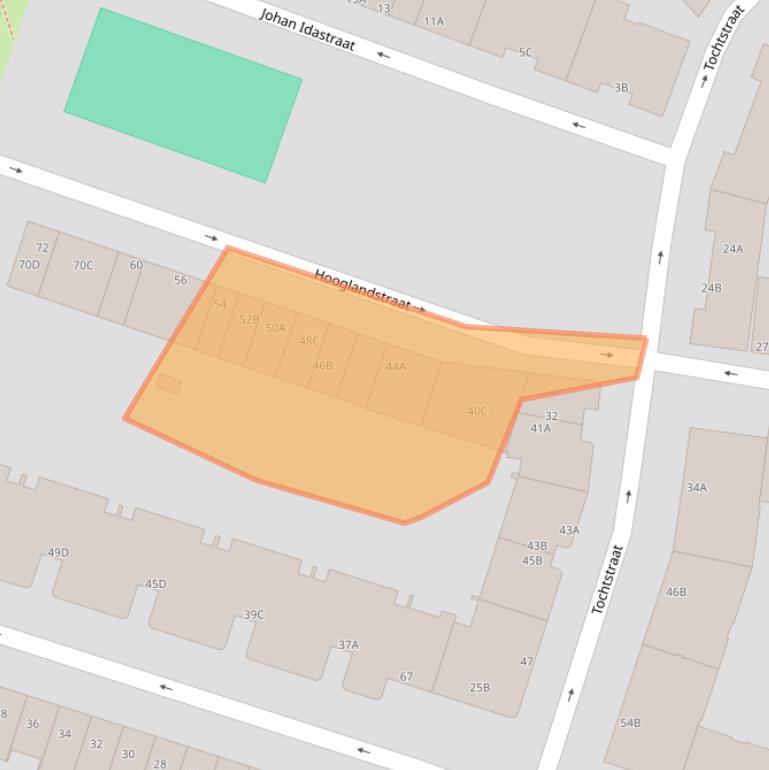 Kaart van postcodegebied 3036PK.