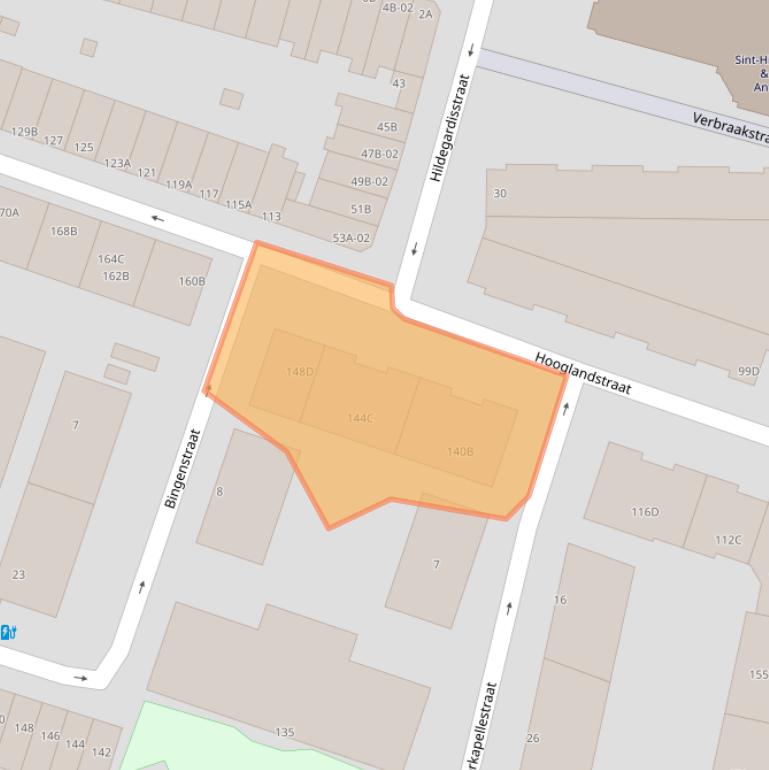 Kaart van postcodegebied 3036PP.