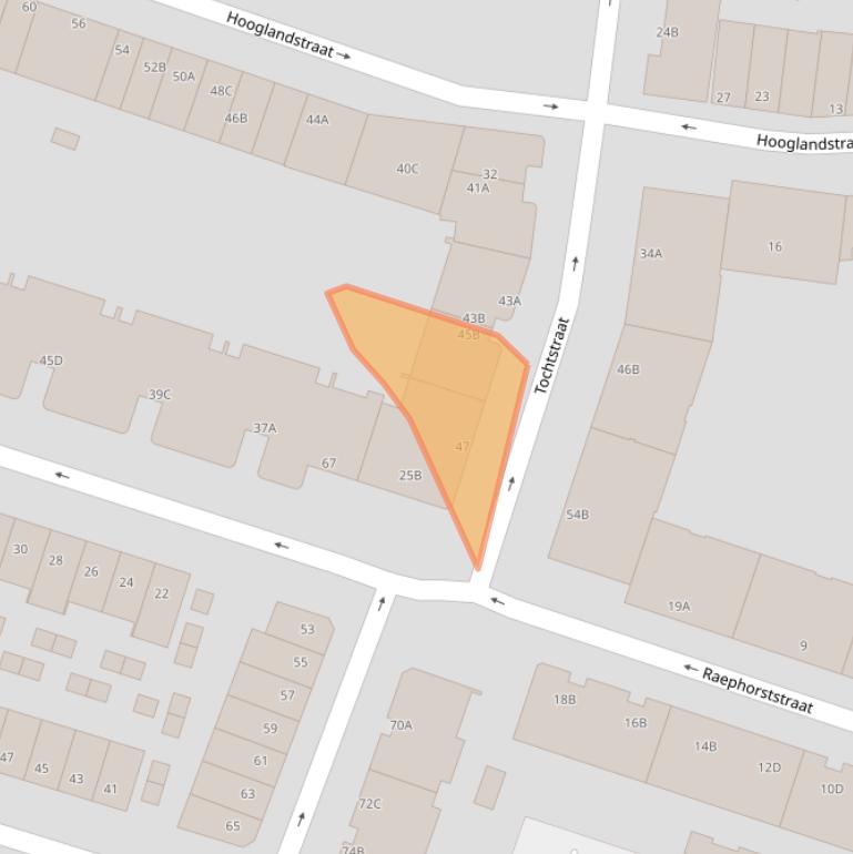 Kaart van postcodegebied 3036SE.