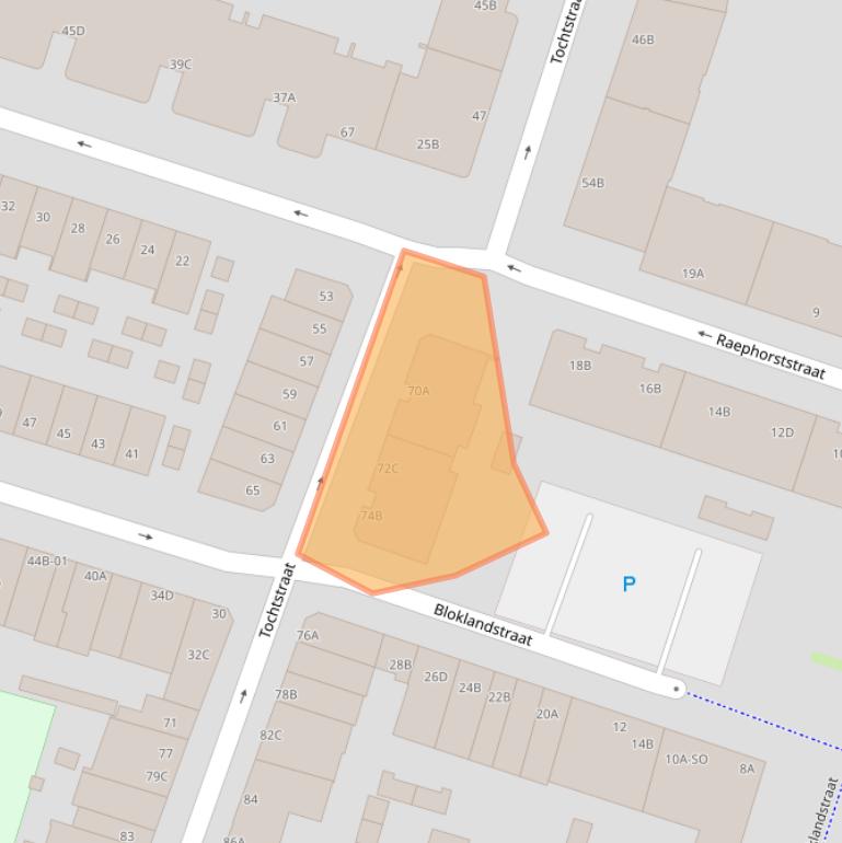 Kaart van postcodegebied 3036SM.