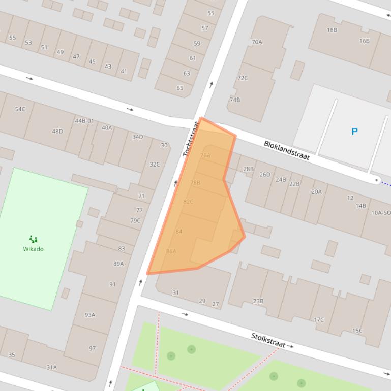 Kaart van postcodegebied 3036SN.