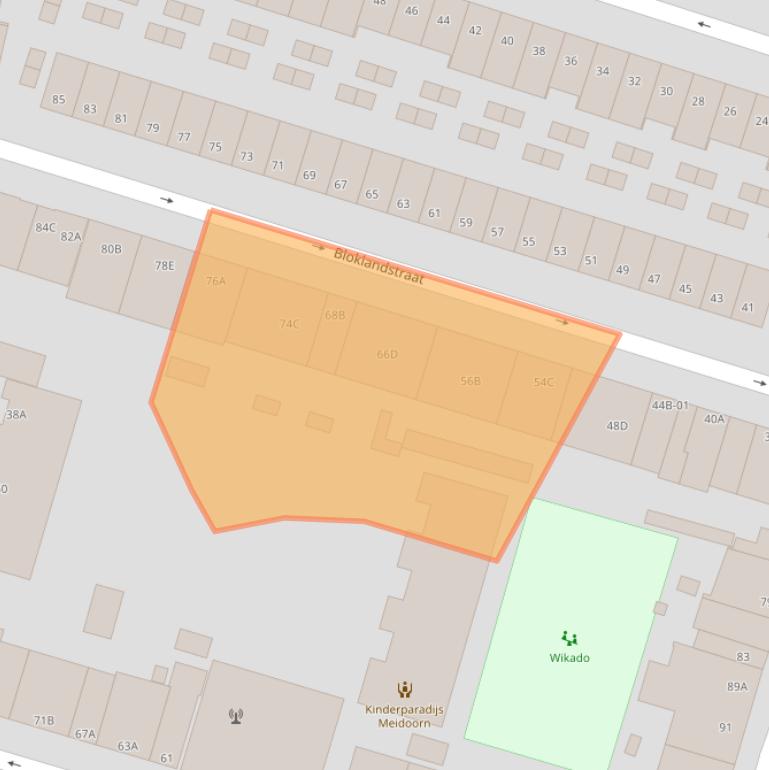 Kaart van postcodegebied 3036TM.