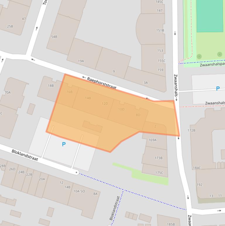 Kaart van postcodegebied 3036VJ.