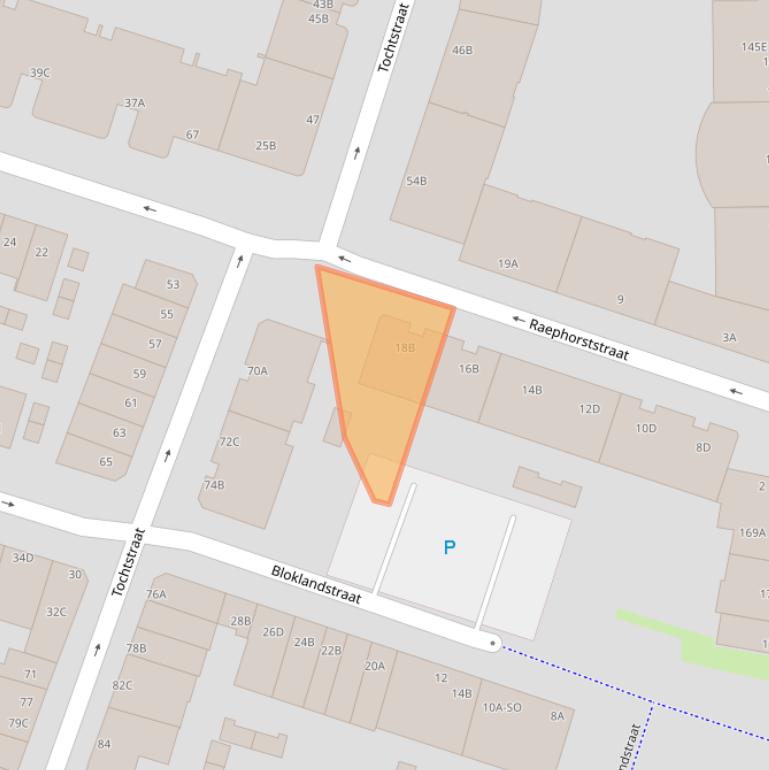 Kaart van postcodegebied 3036VK.