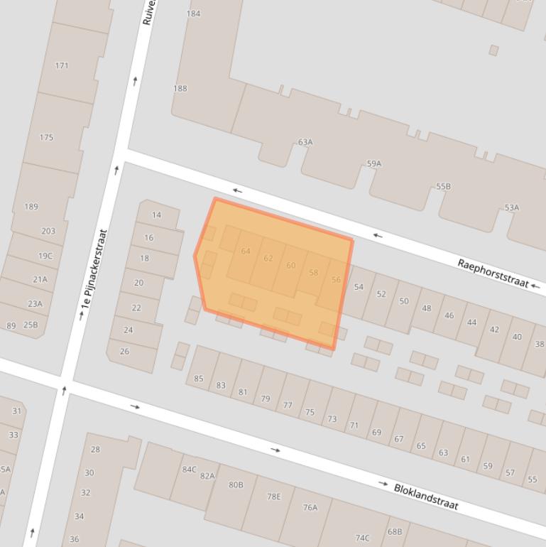 Kaart van postcodegebied 3036VM.