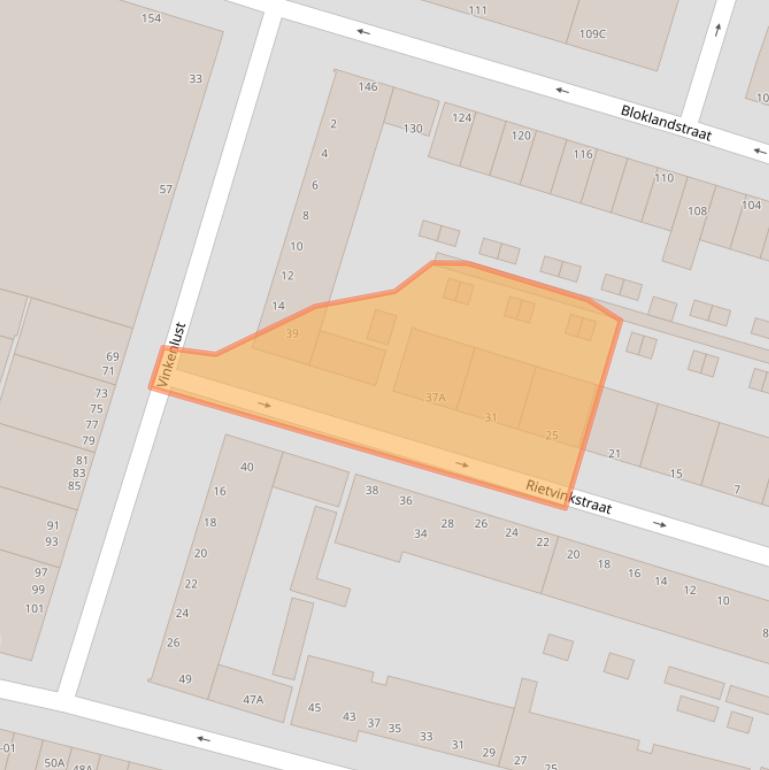 Kaart van postcodegebied 3036XB.