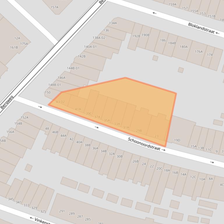 Kaart van postcodegebied 3036XG.