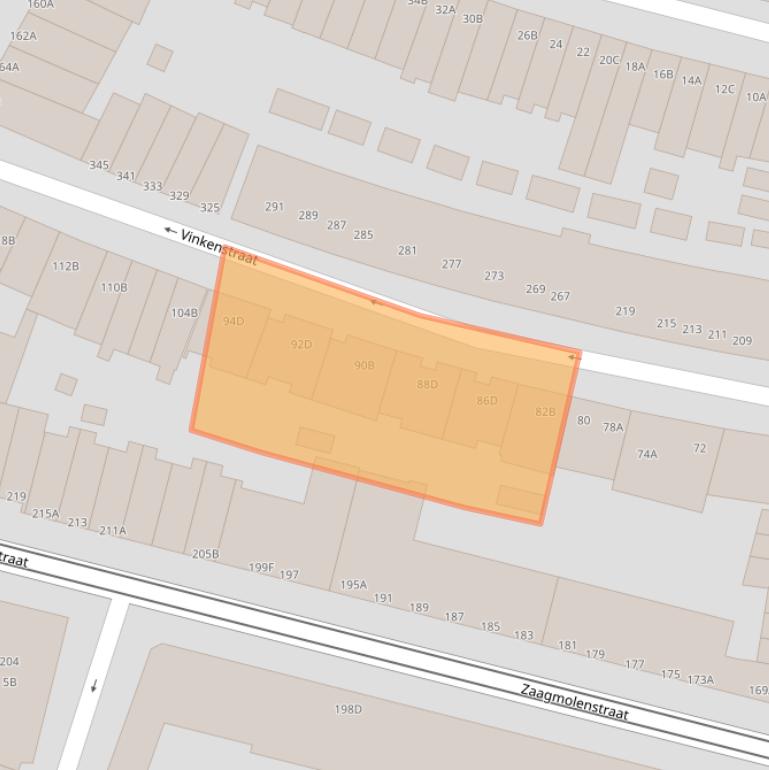 Kaart van postcodegebied 3036XV.