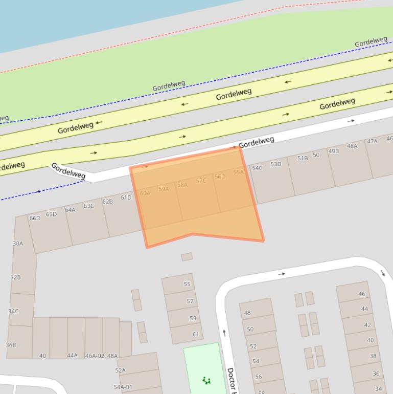 Kaart van postcodegebied 3037AG.