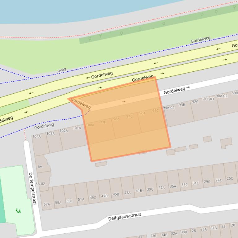 Kaart van postcodegebied 3037AM.