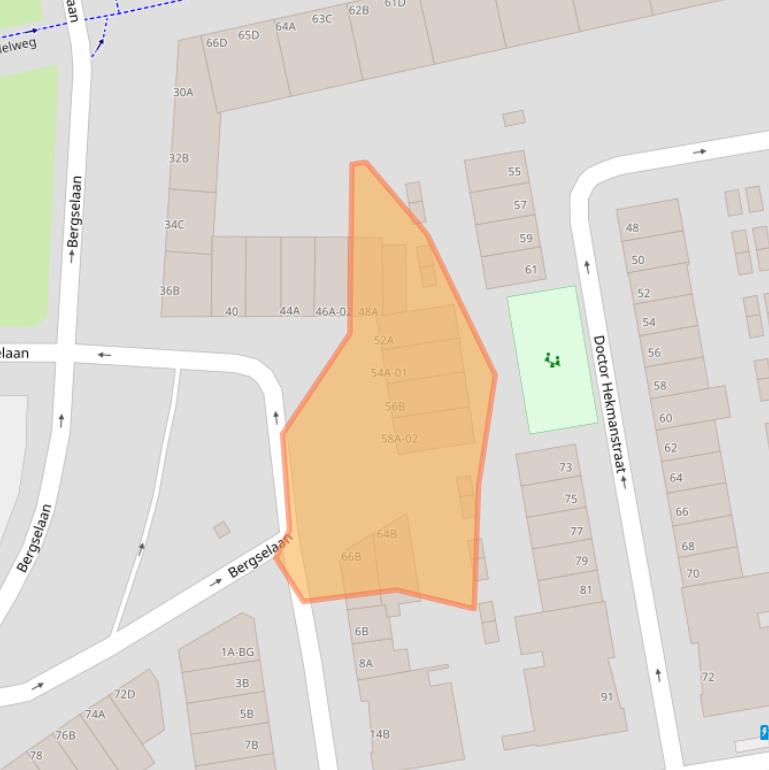 Kaart van postcodegebied 3037CB.