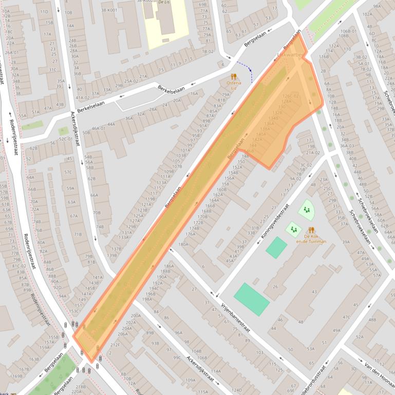 Kaart van postcodegebied 3037CG.