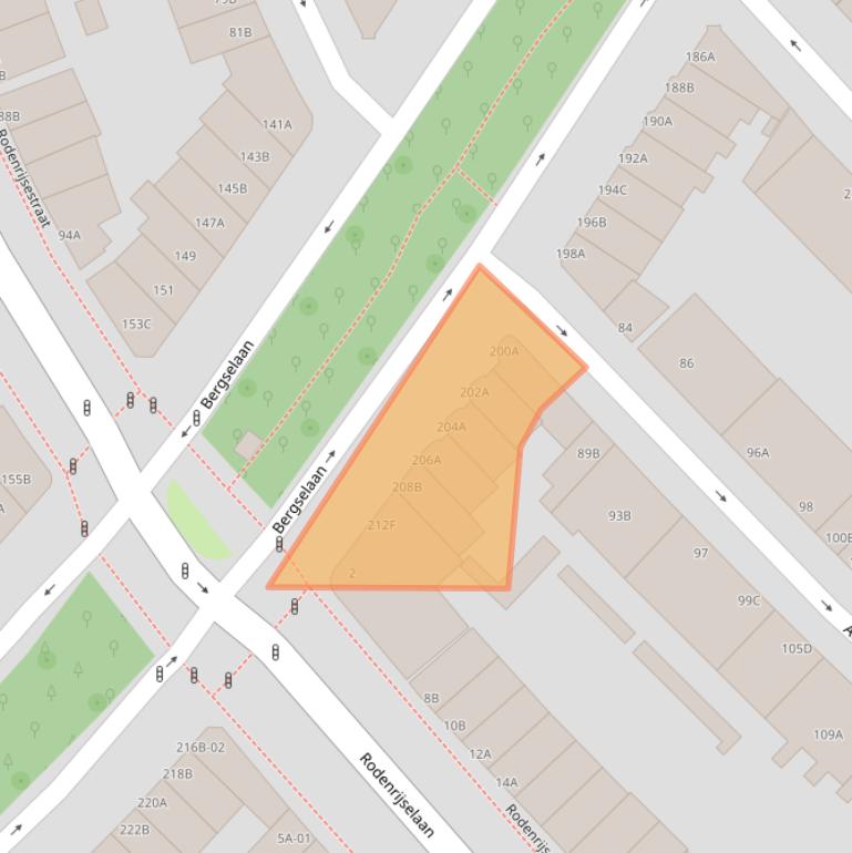 Kaart van postcodegebied 3037CL.