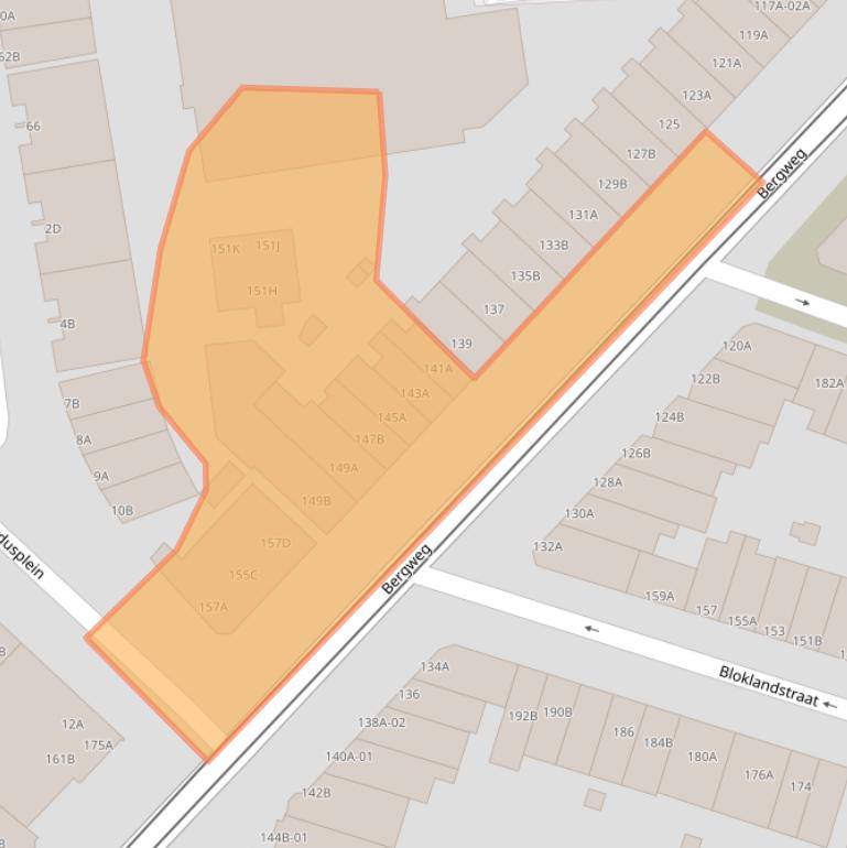 Kaart van postcodegebied 3037EG.